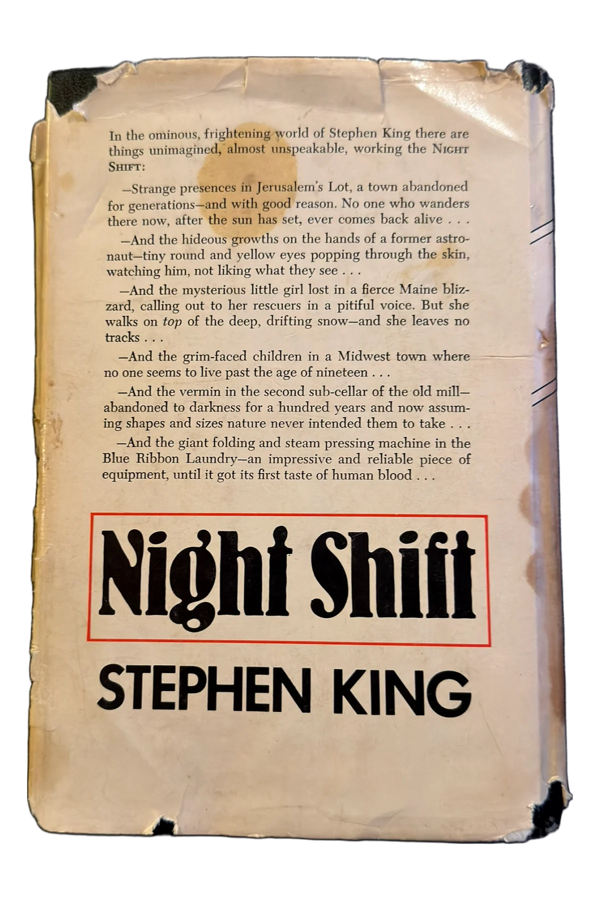 Night Shift Rear Cover