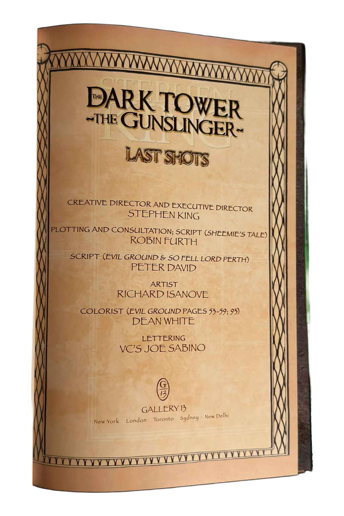 The Gunslinger: [6] Last Shots Title Page