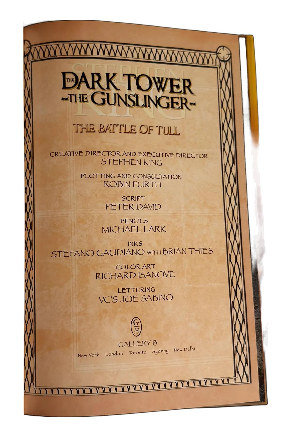 The Gunslinger: [3] The Battle of Tull Title Page