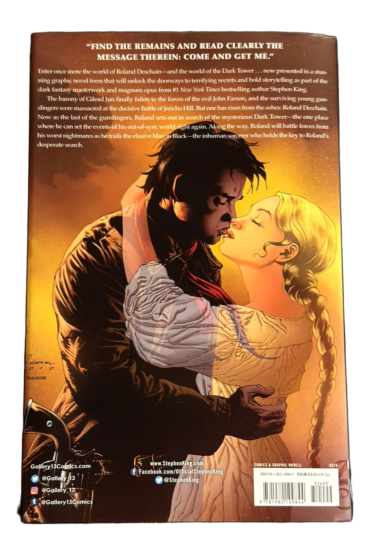 The Gunslinger: [1] The Journey Begins Rear Cover