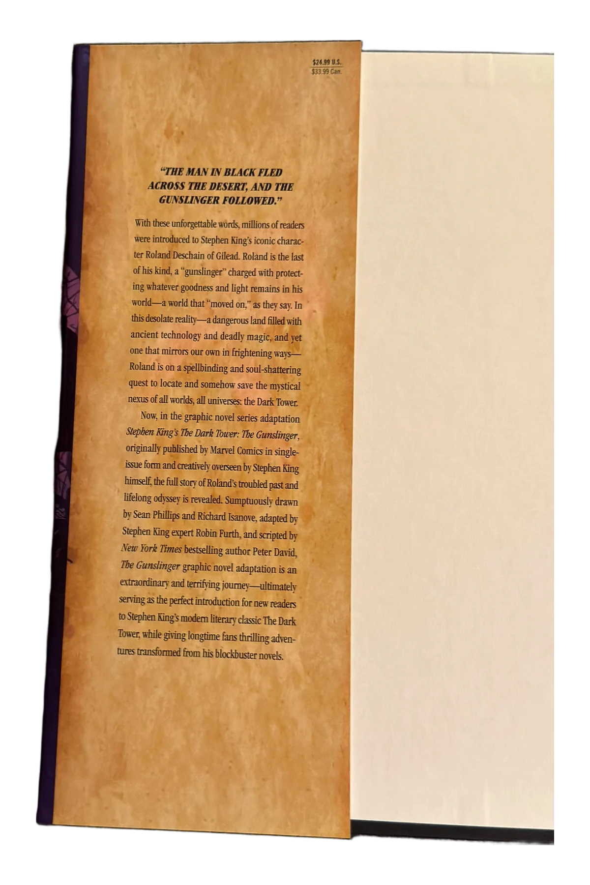 The Gunslinger: [1] The Journey Begins Front Dust-Jacket Flap