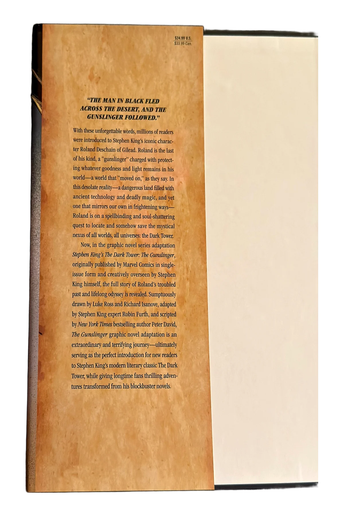 The Gunslinger: [2] The Little Sisters of Eluria Front Dust-Jacket Flap