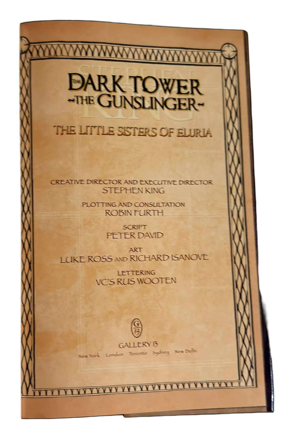 The Gunslinger: [2] The Little Sisters of Eluria Title Page
