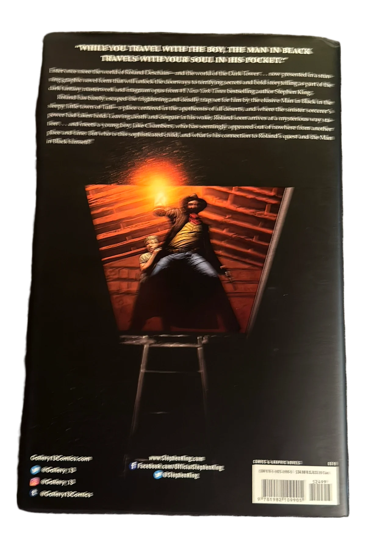 The Gunslinger: [4] The Way Station Rear Cover