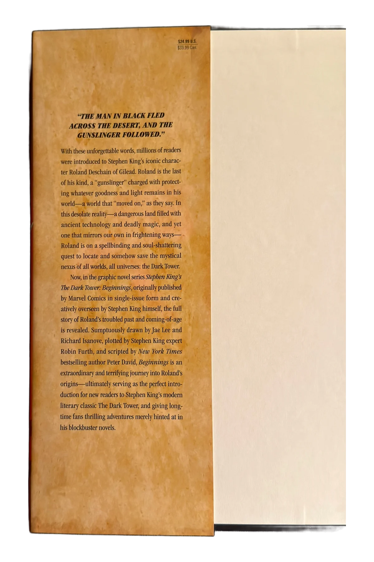Dark Tower Beginnings: [5] The Battle of Jericho Hill Front Dust-Jacket Flap