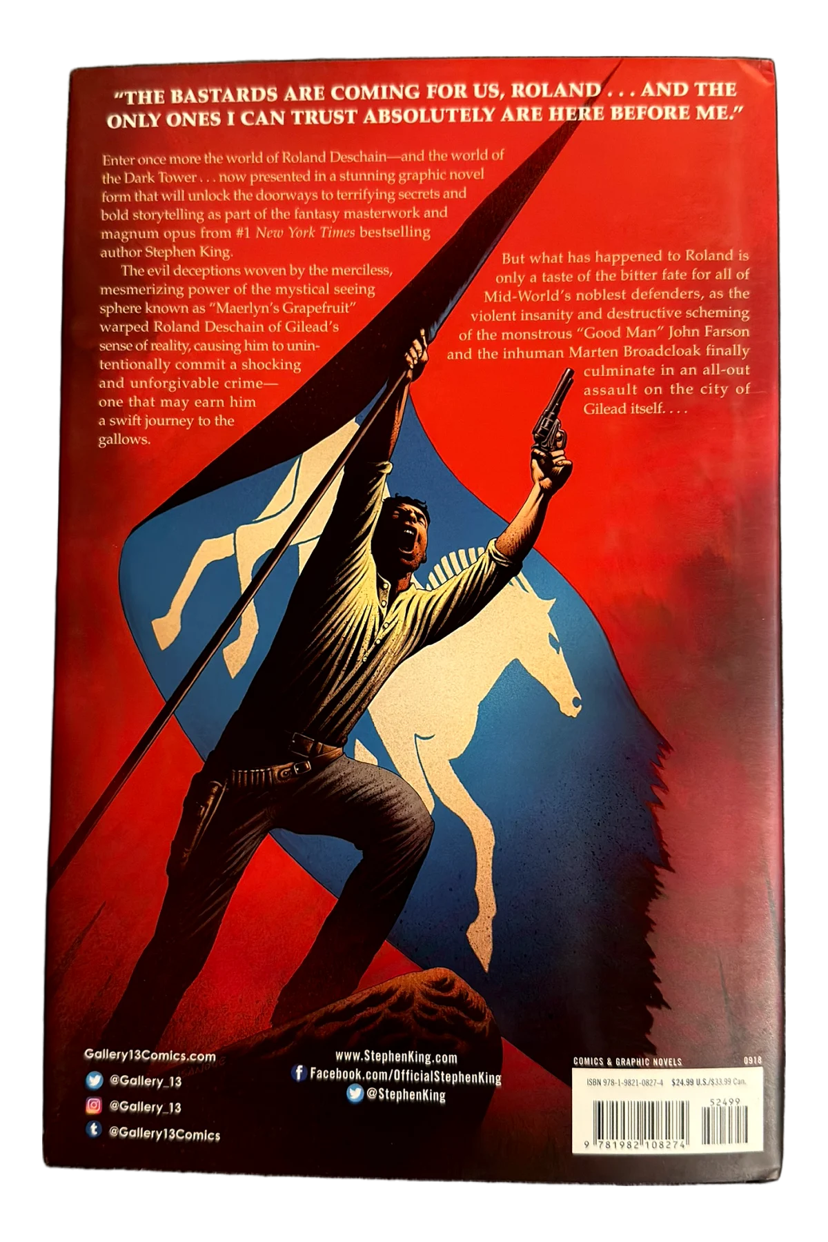 Dark Tower Beginnings: [4] The Fall of Gilead Rear Cover