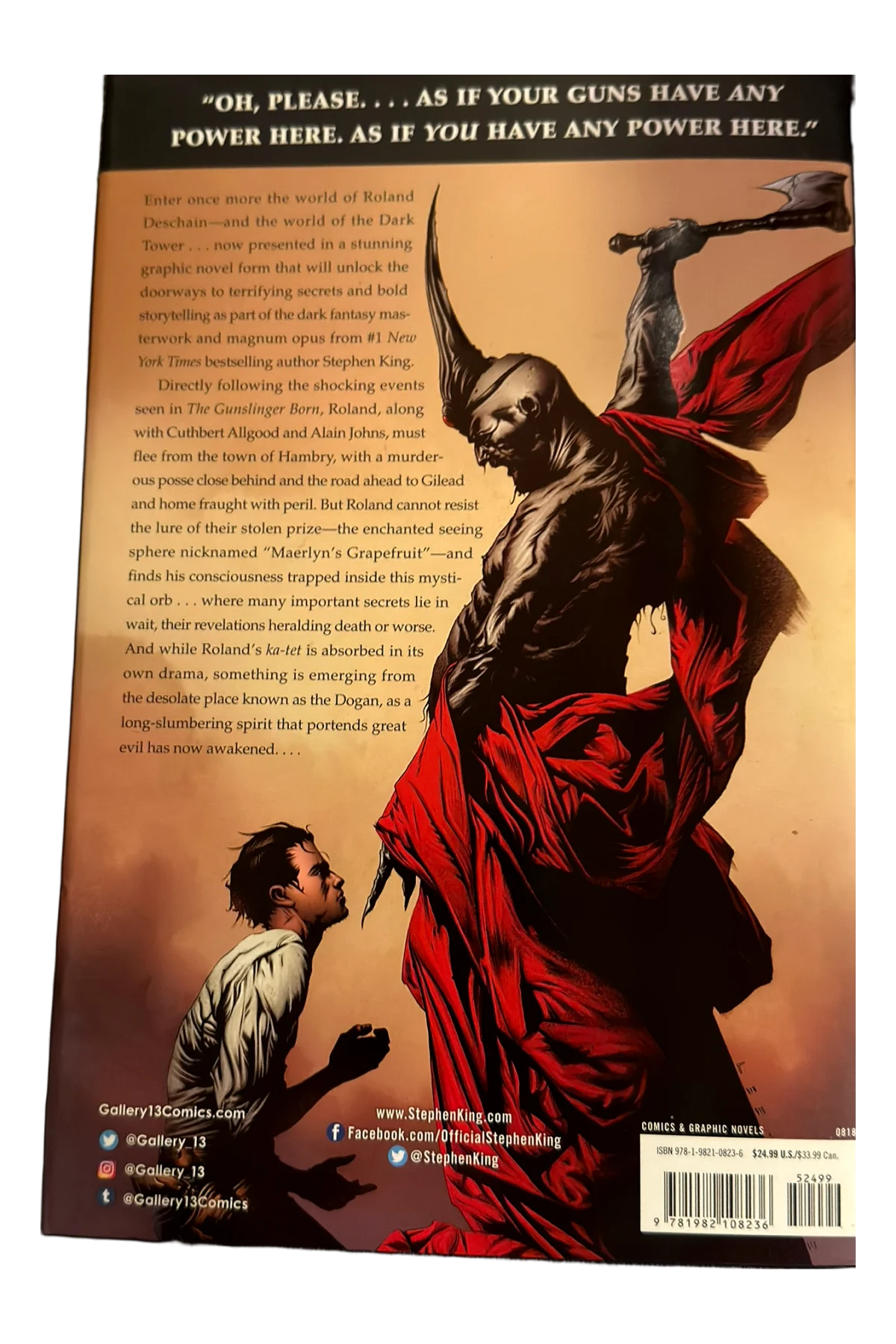 Dark Tower Beginnings: [2] The Long Road Home Rear Cover