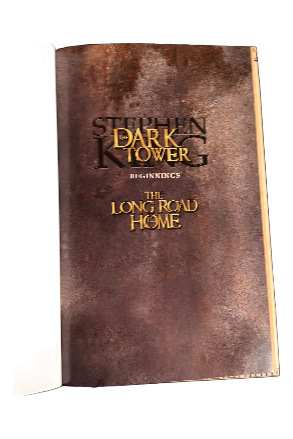 Dark Tower Beginnings: [2] The Long Road Home Title Page