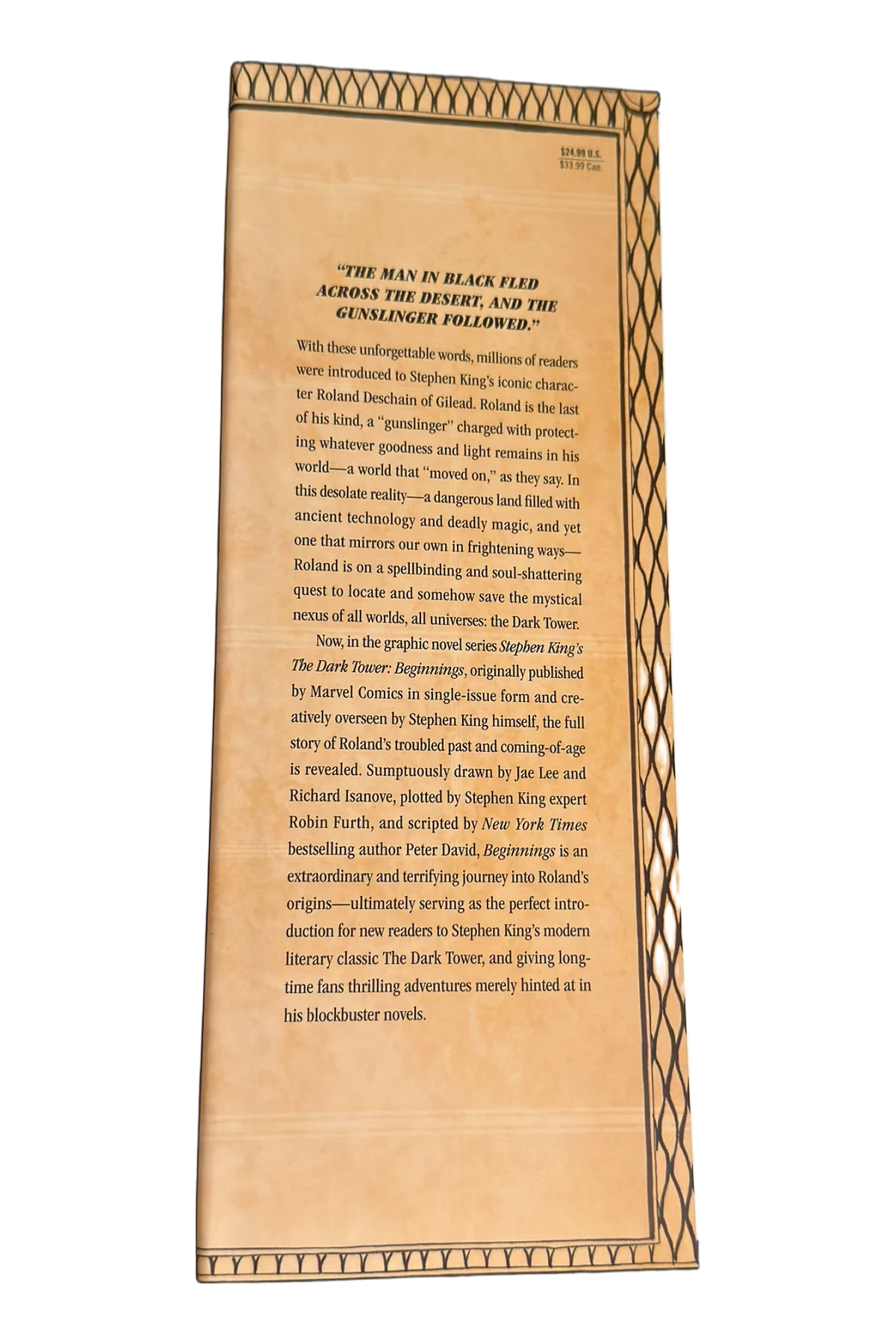 Dark Tower Beginnings: [2] The Long Road Home Front Dust-Jacket Flap