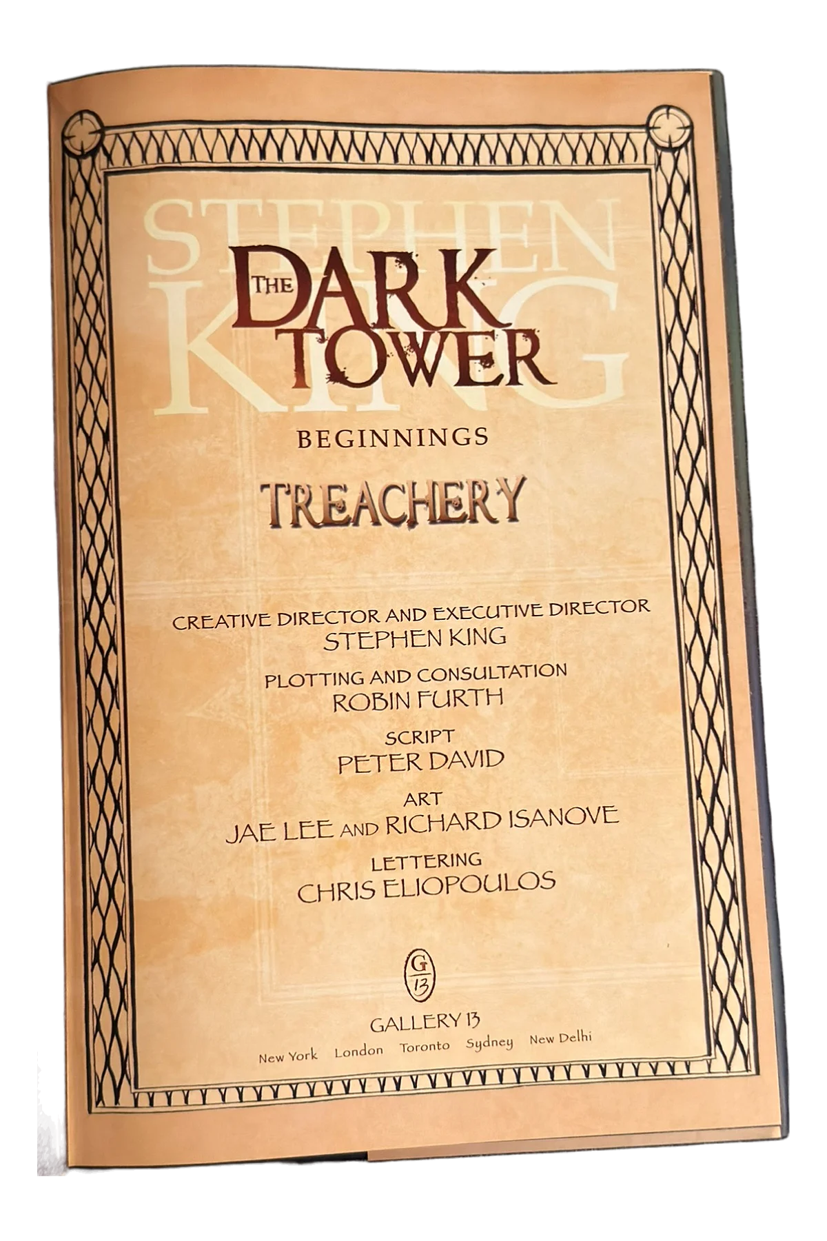 Dark Tower Beginnings: [3] Treachery Title Page