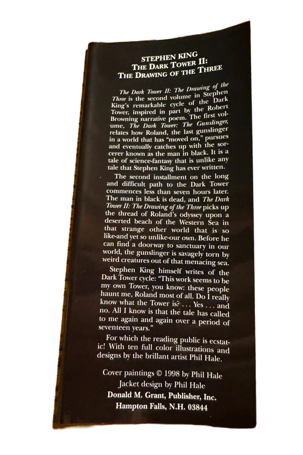 Dark Tower II:The Drawing of the Three Front Dust-Jacket Flap