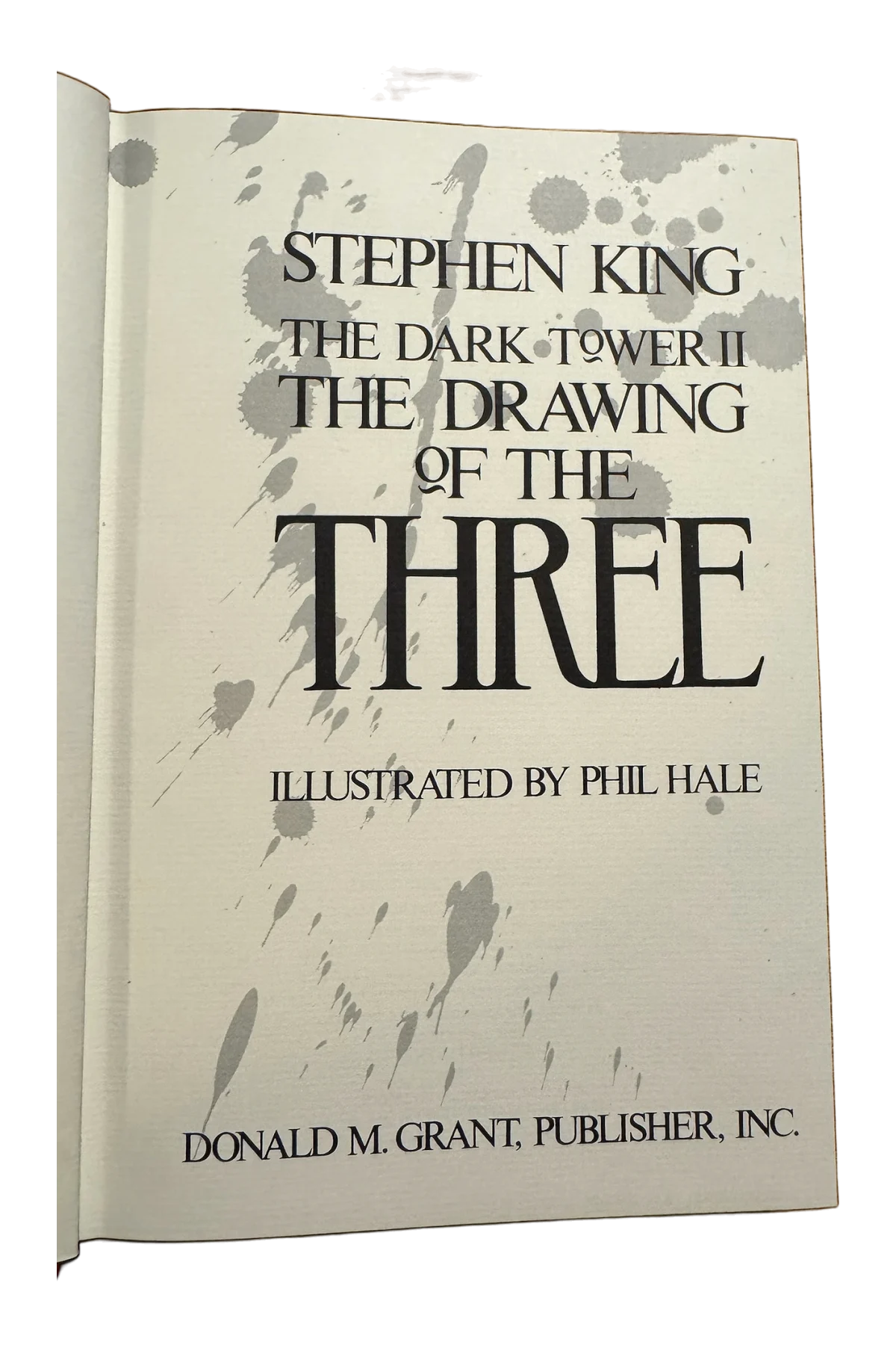 Dark Tower II:The Drawing of the Three Title Page