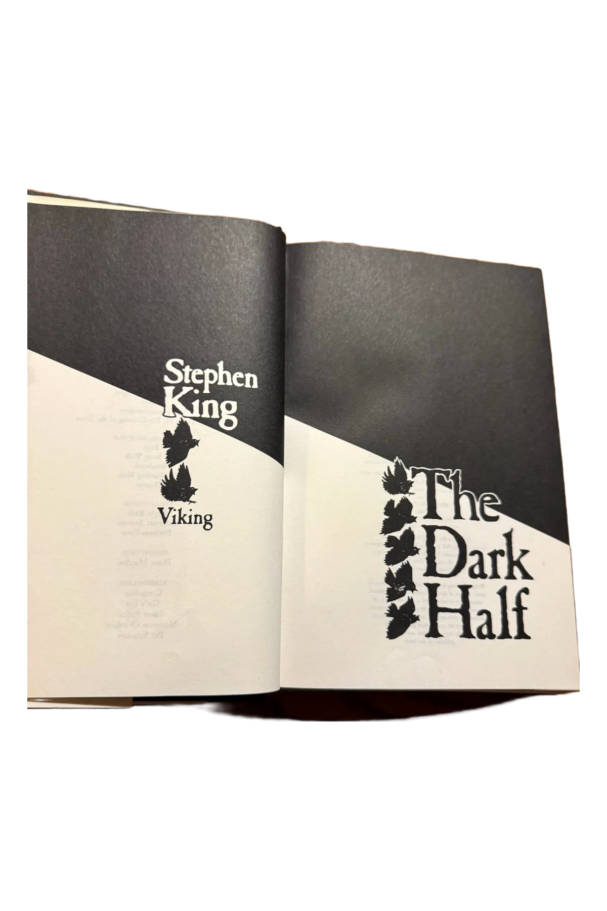 The Dark Half Title Page
