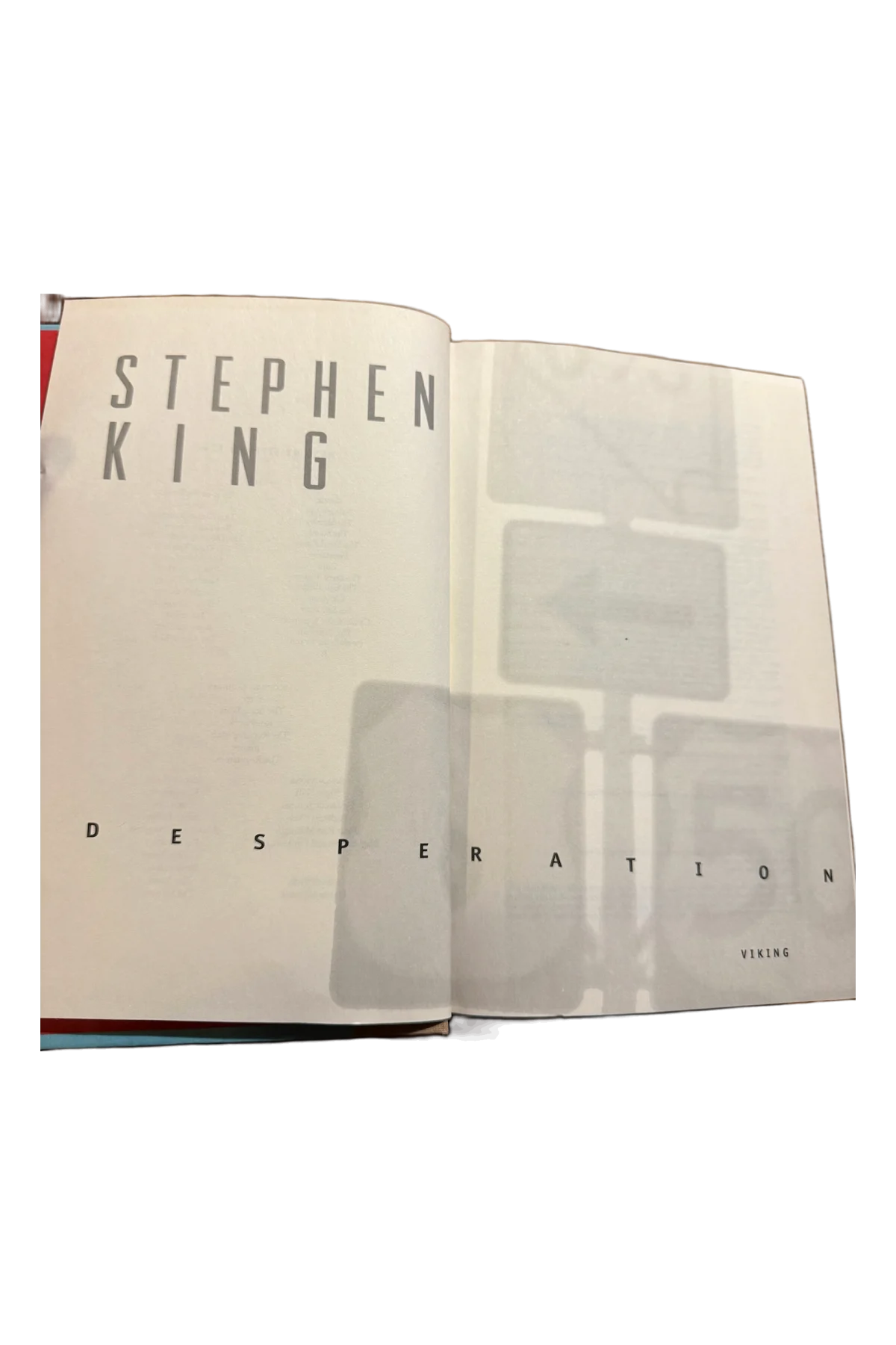 Desperation Title Page
