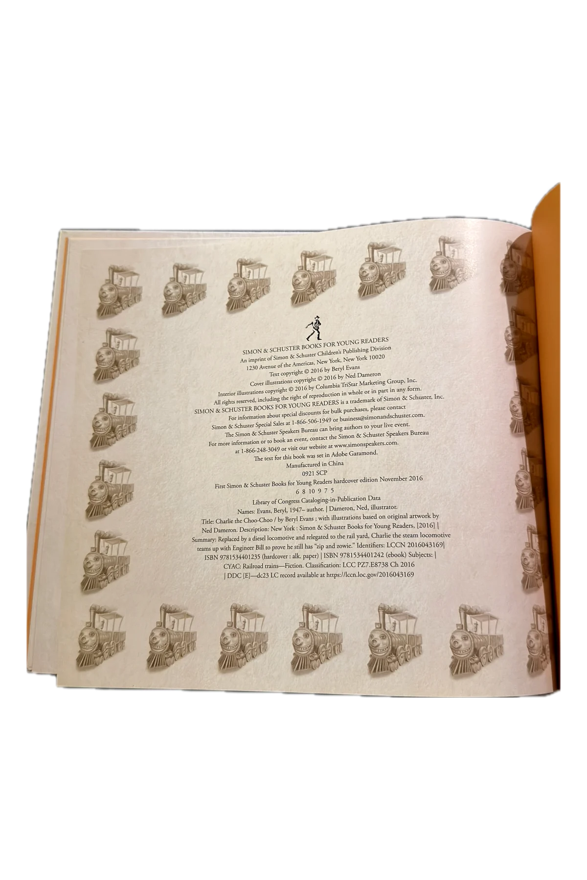 Charlie the Choo-Choo Copyright Page