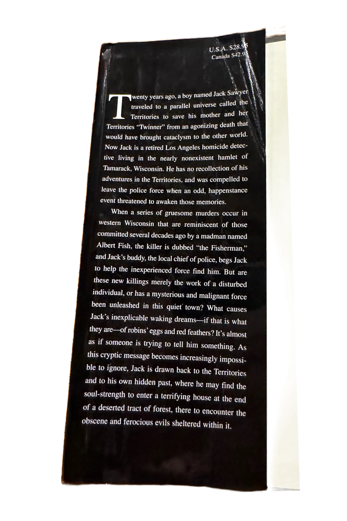 Black House Front Dust-Jacket Flap