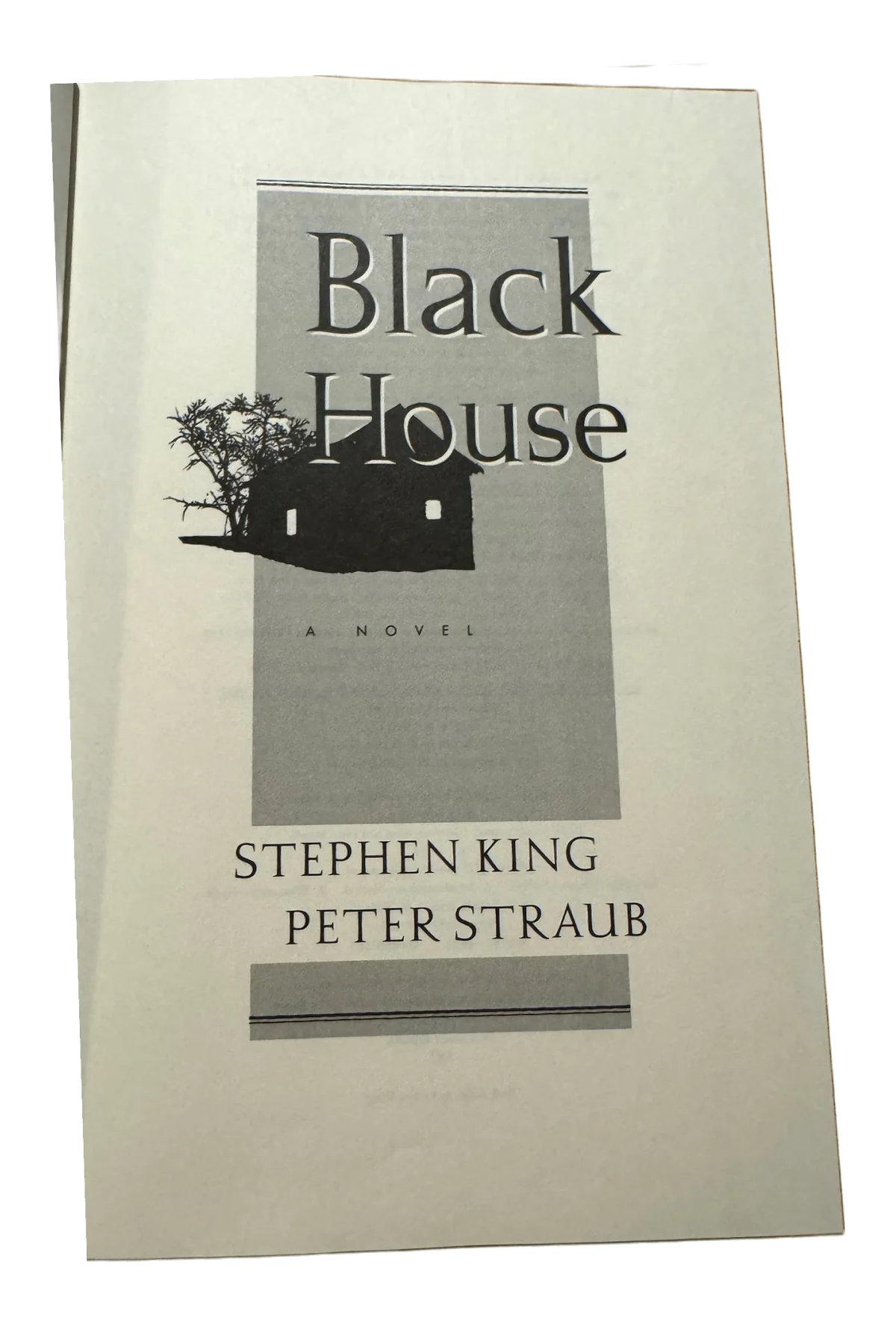 Black House Title Page