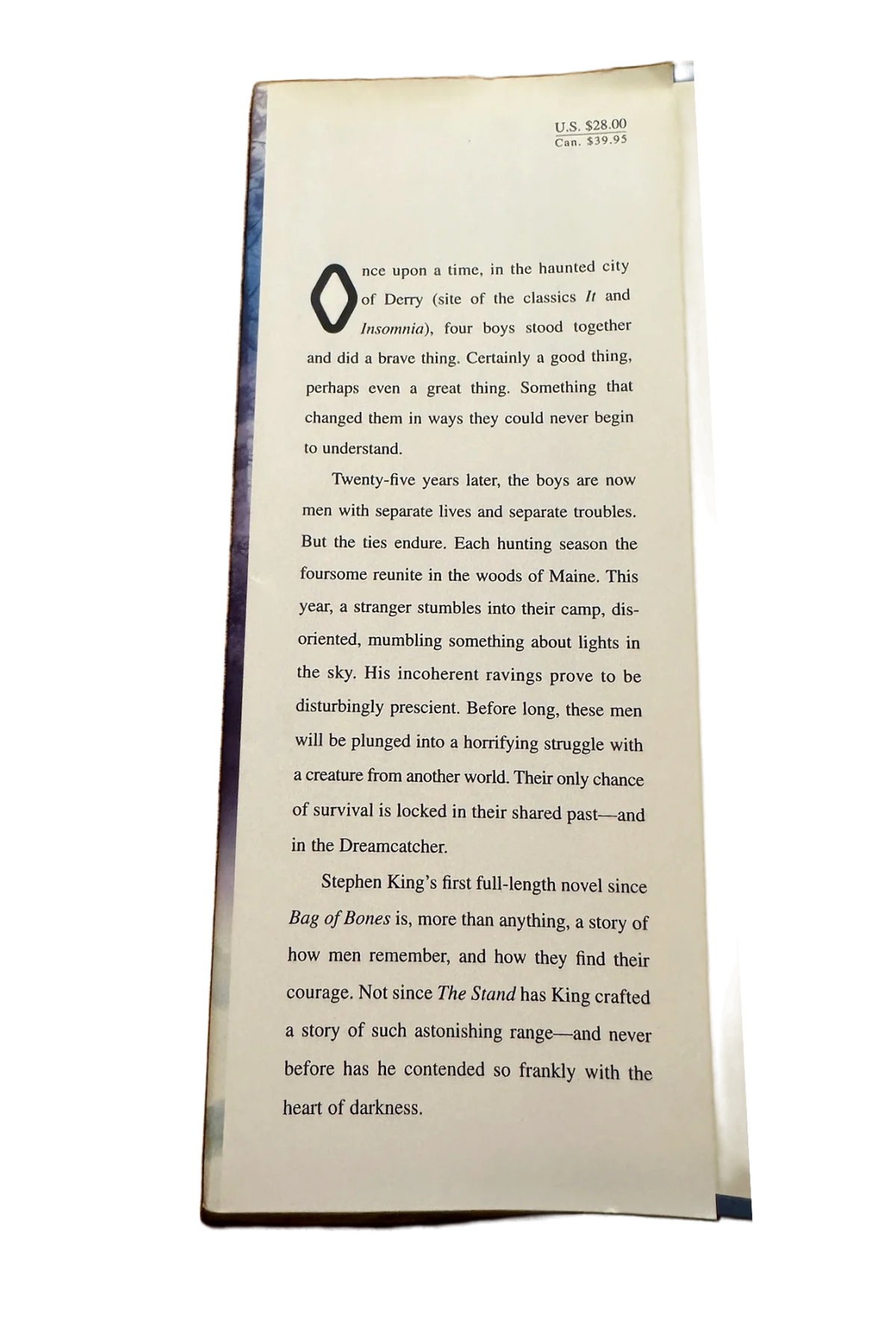 Dreamcatcher Front Dust-Jacket Flap