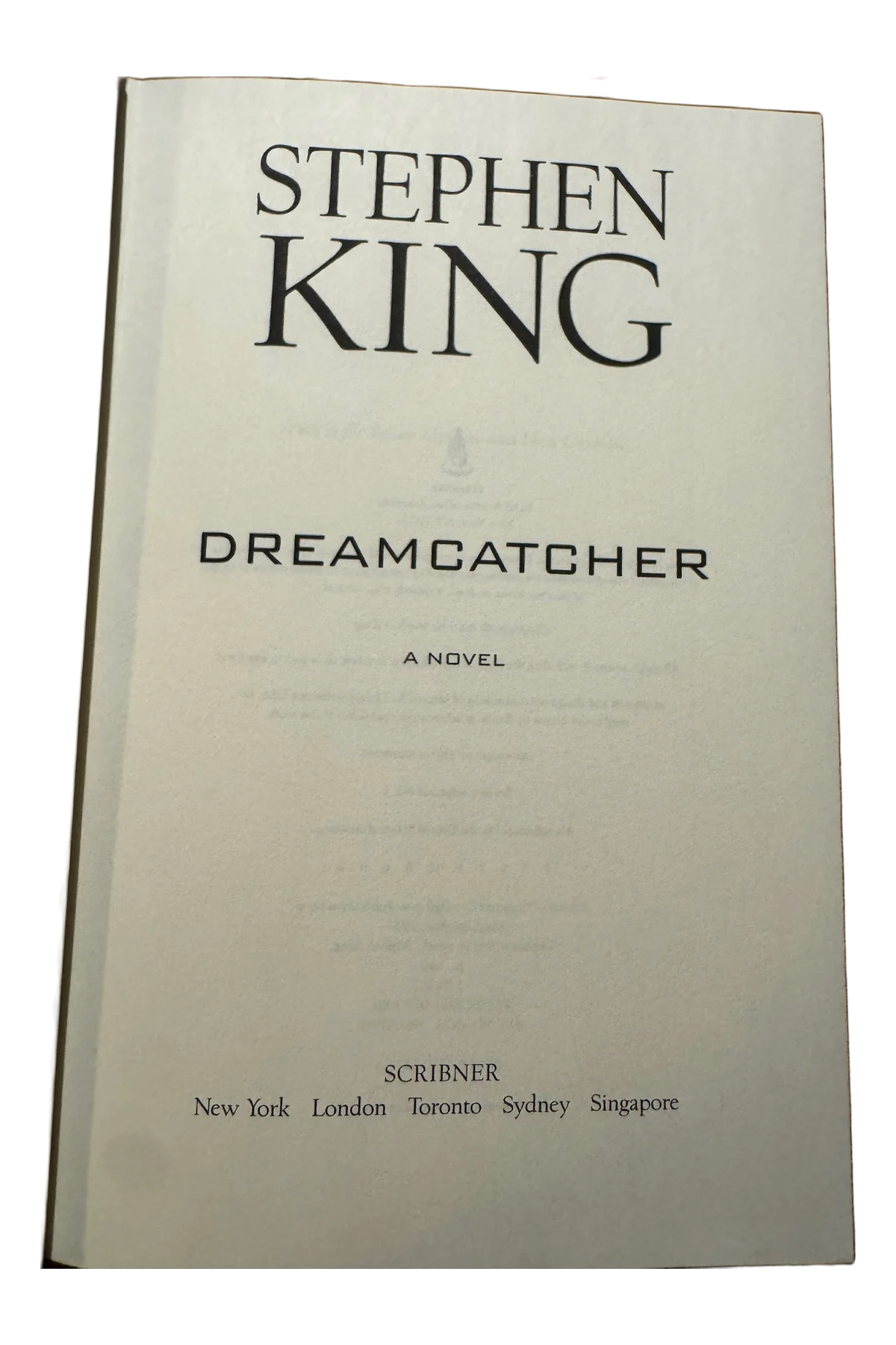 Dreamcatcher Title Page
