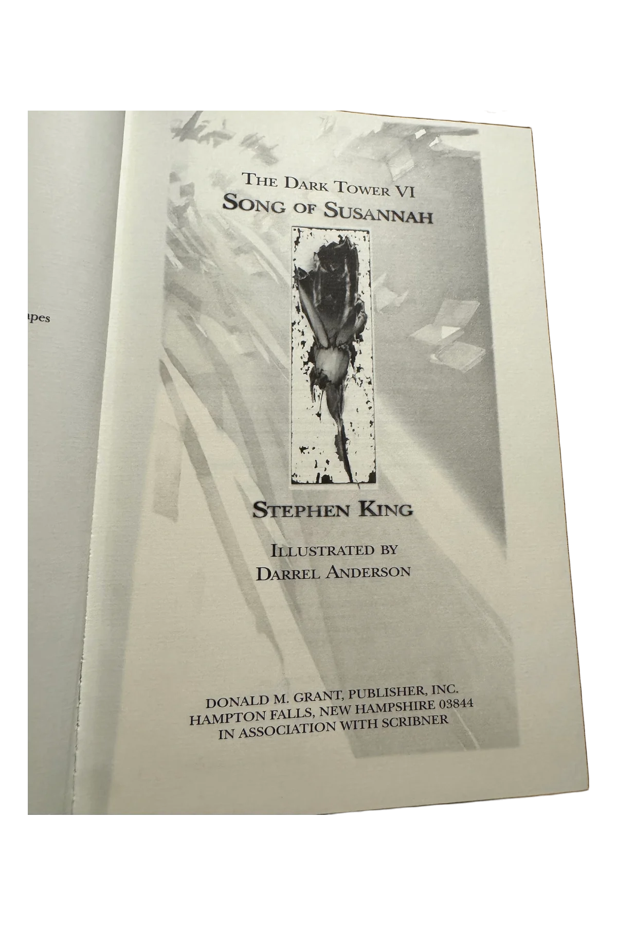 Dark Tower VI:Song of Susannah Title Page