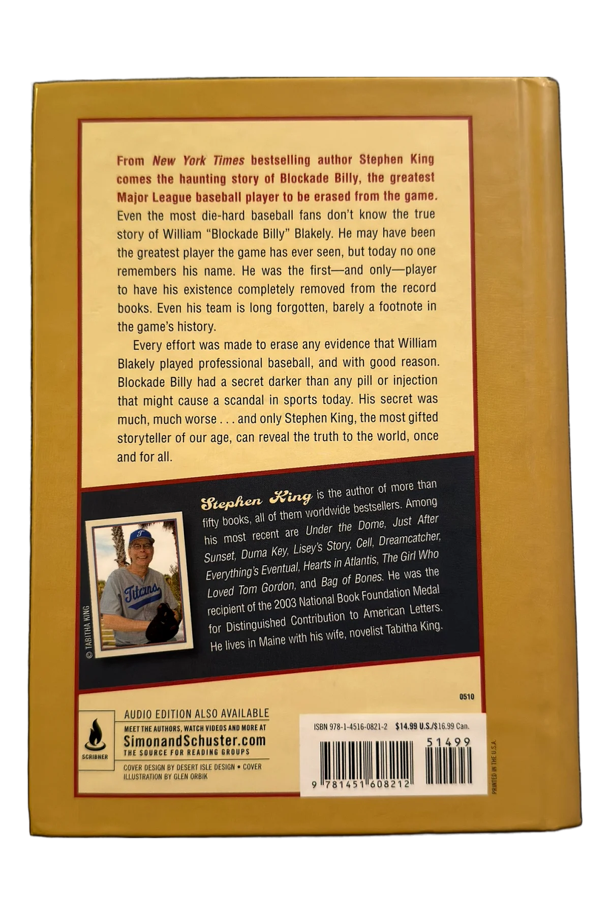 Blockade Billy Front Dust-Jacket Flap