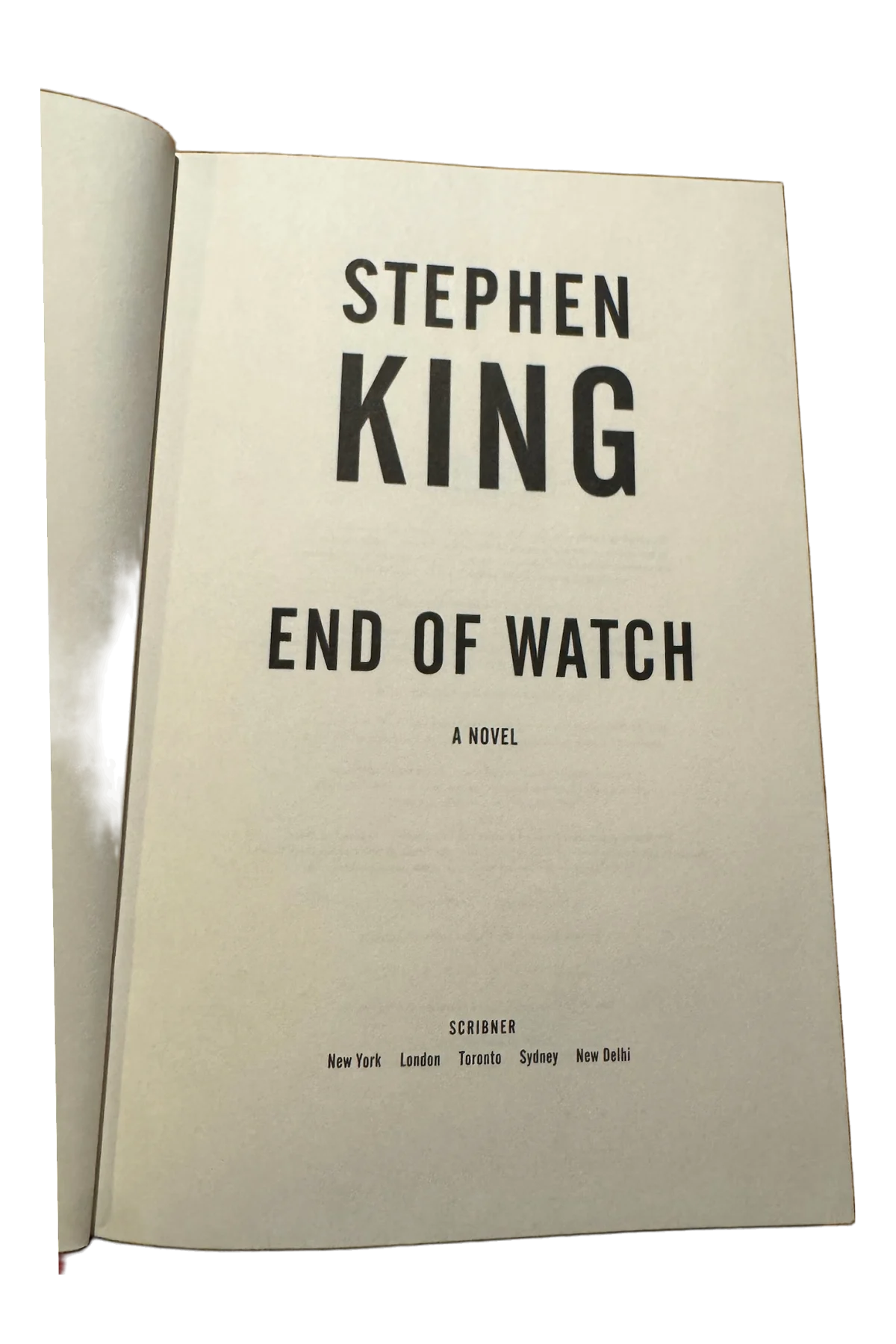 End of Watch Title Page