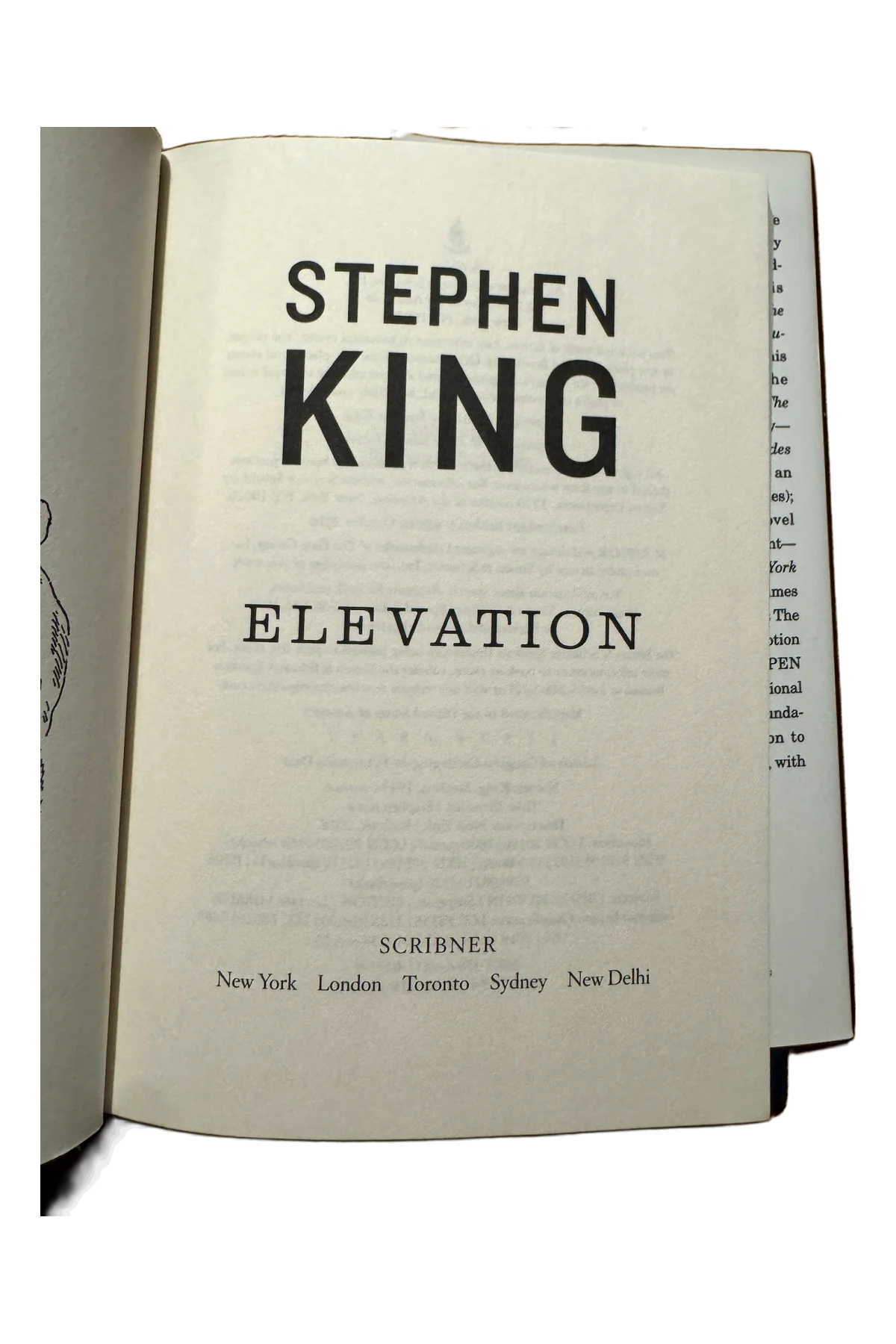 Elevation Title Page