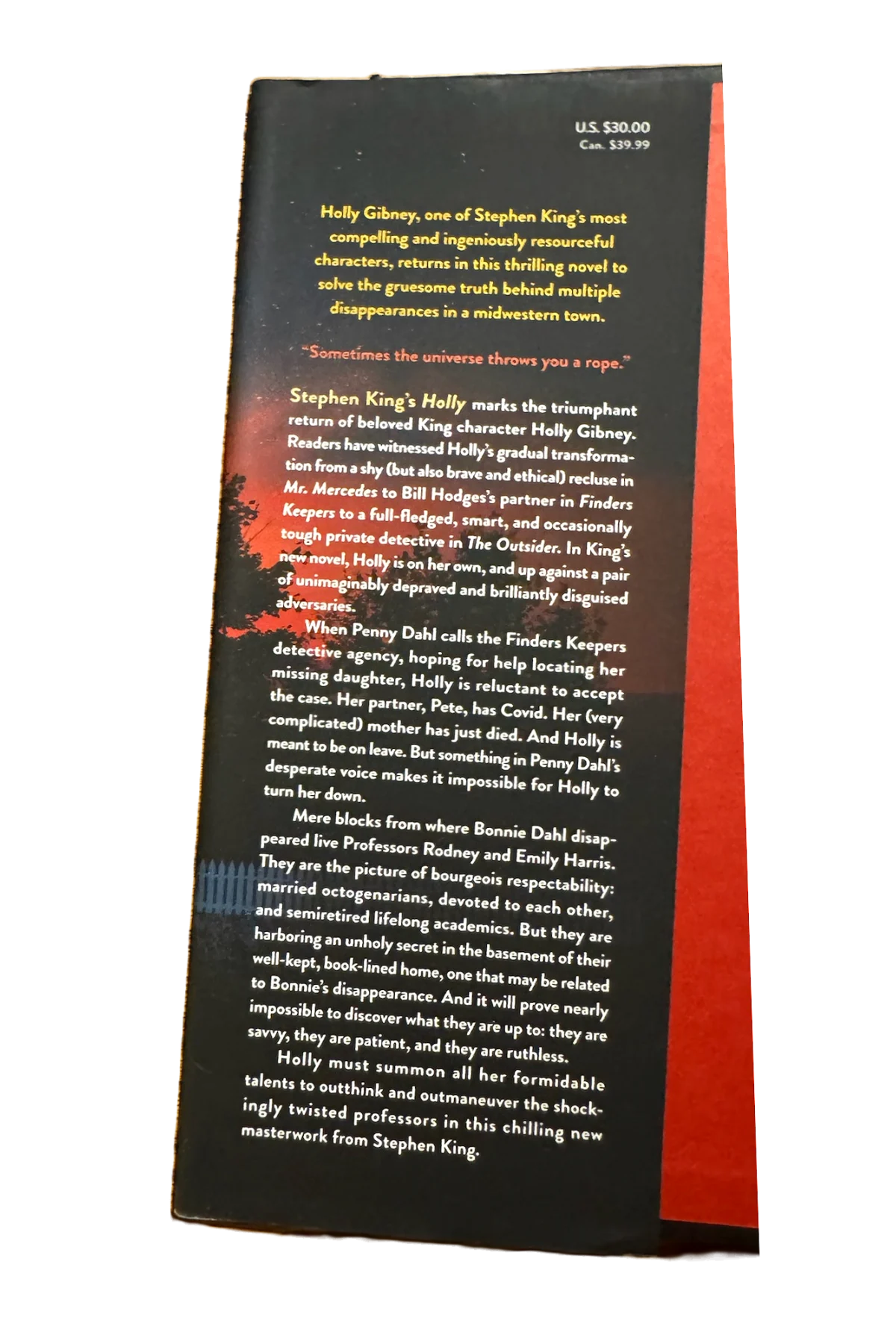 Holly Front Dust-Jacket Flap