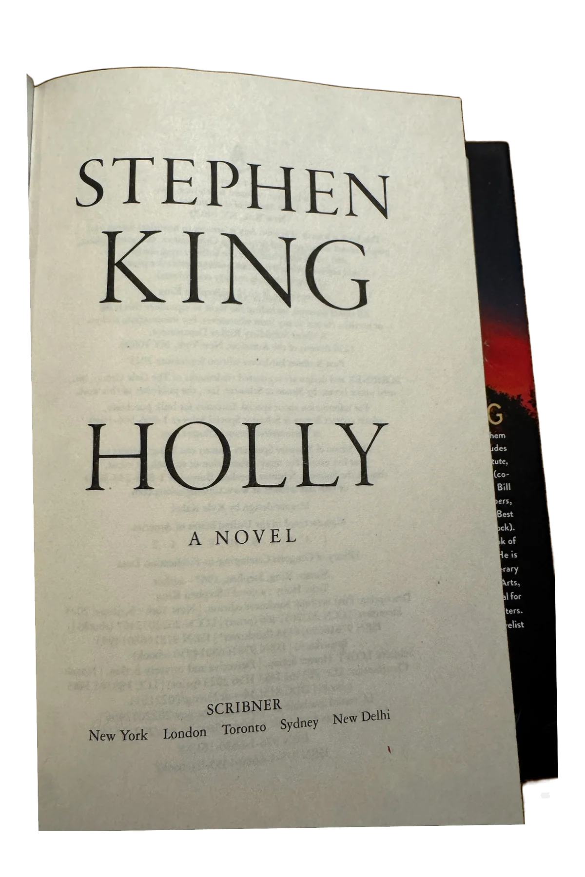 Holly Title Page