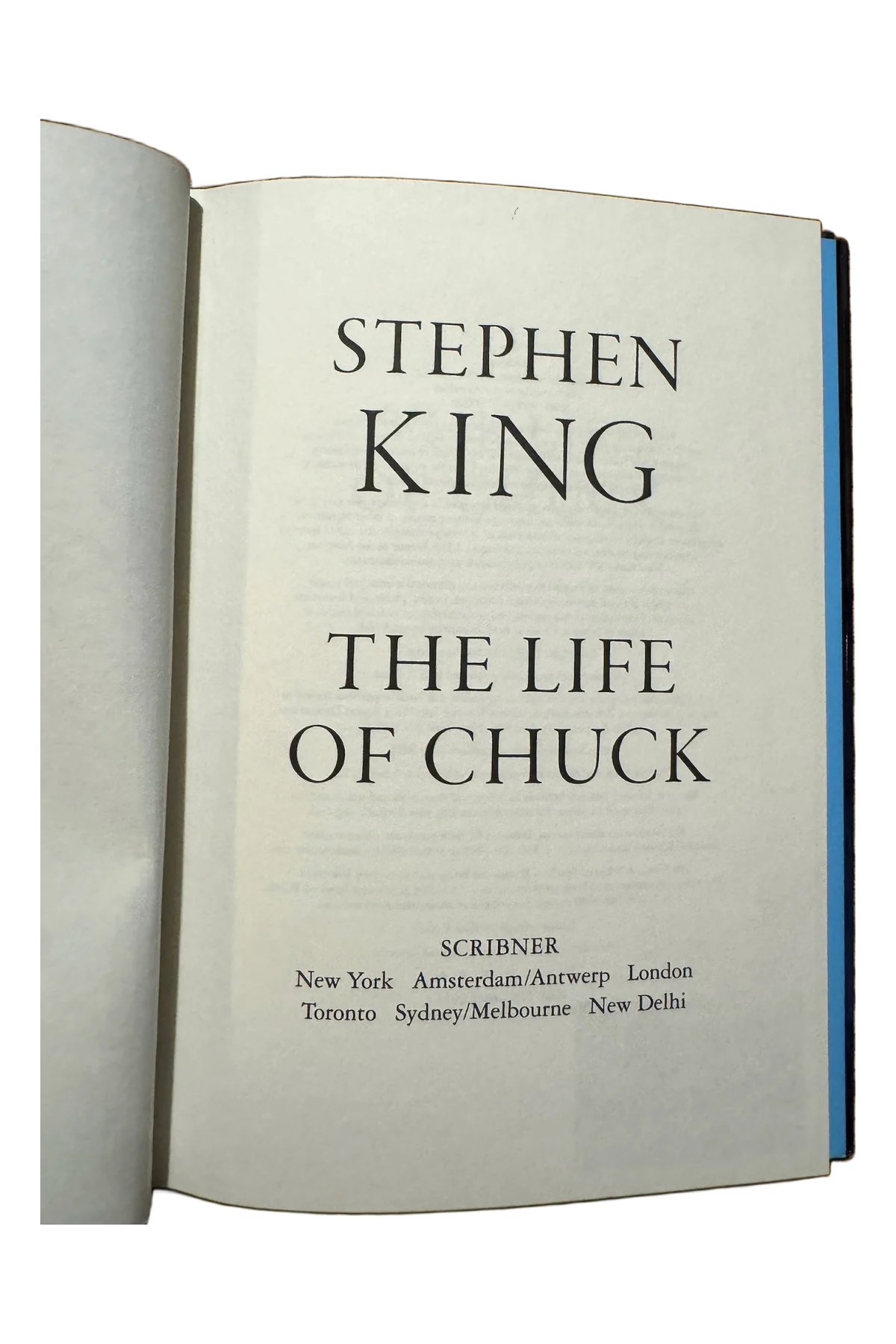 The Life of Chuck Title Page