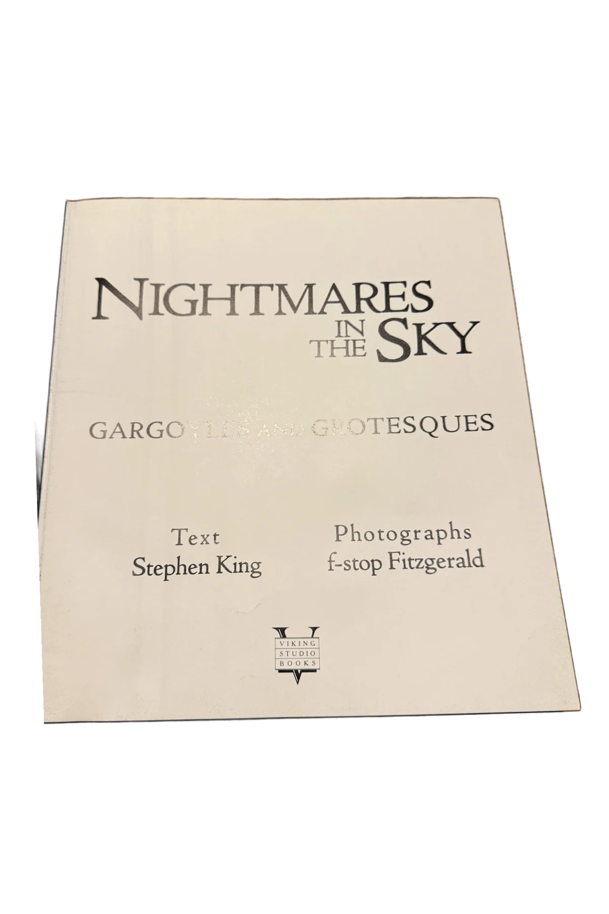 Nightmares in the Sky: Gargoyles and Grotesques Title Page
