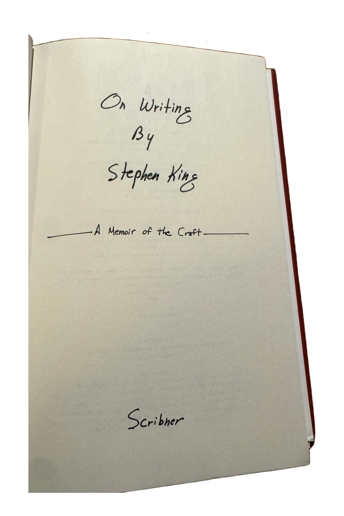 On Writing Title Page