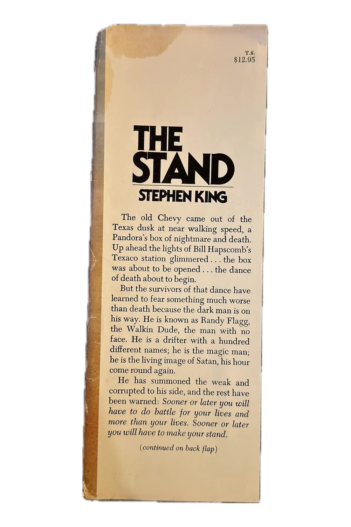 The Stand Front Dust-Jacket Flap