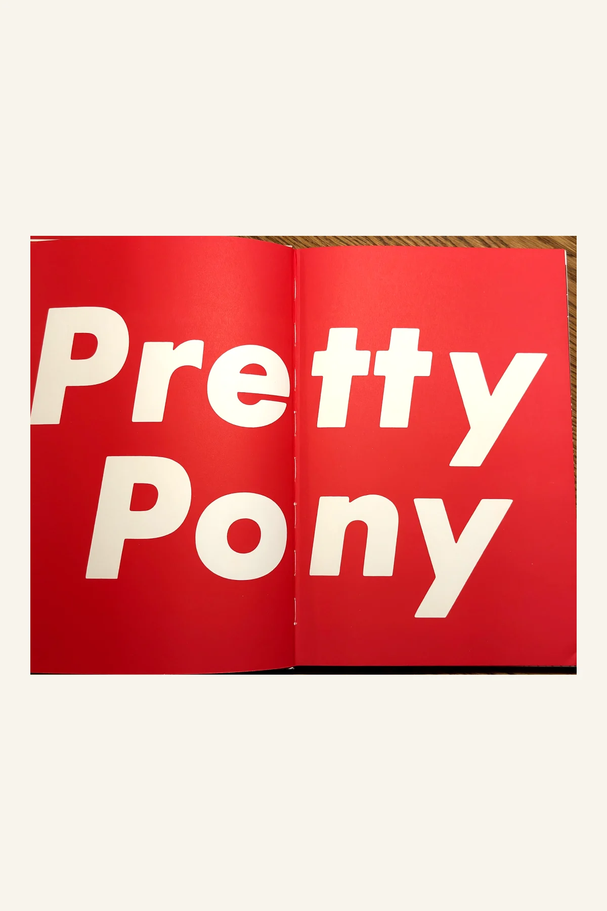 My Pretty Pony Title Page