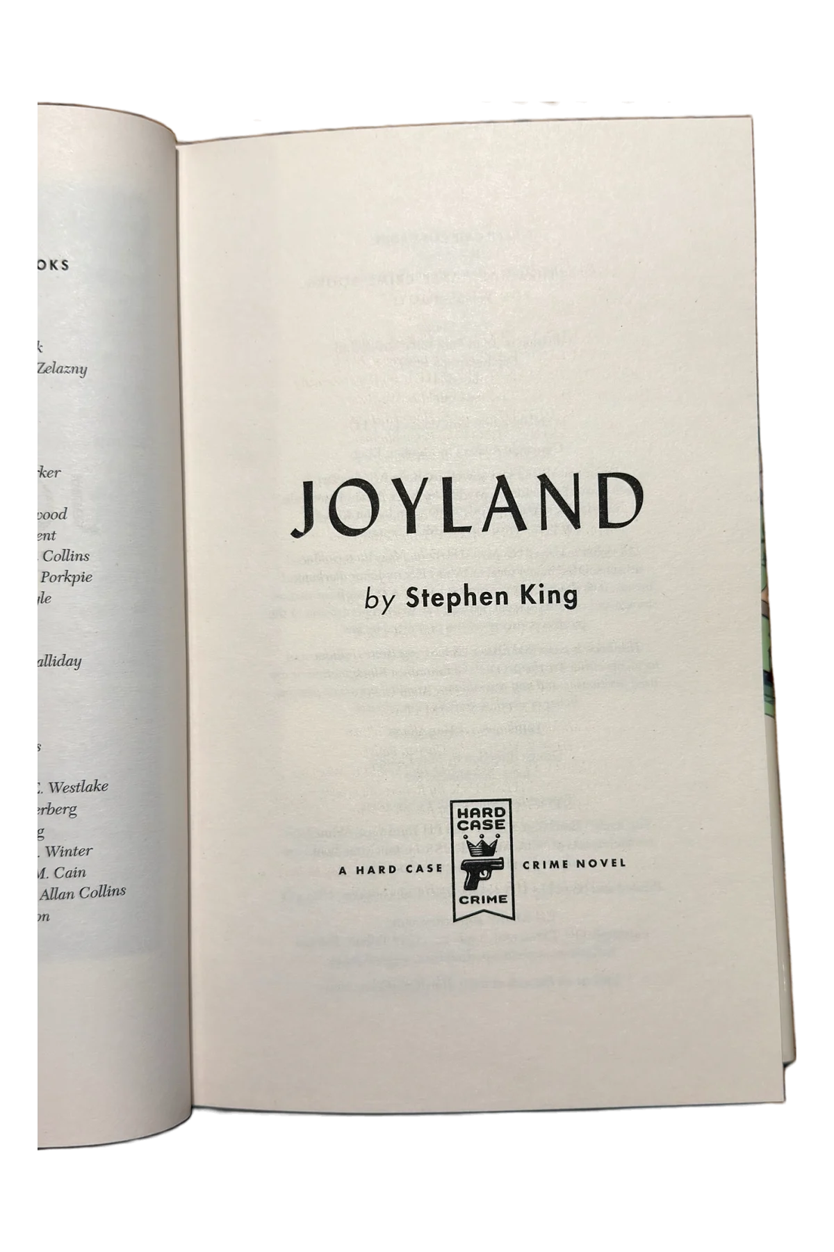 Joyland -Illustrated Edition Title Page